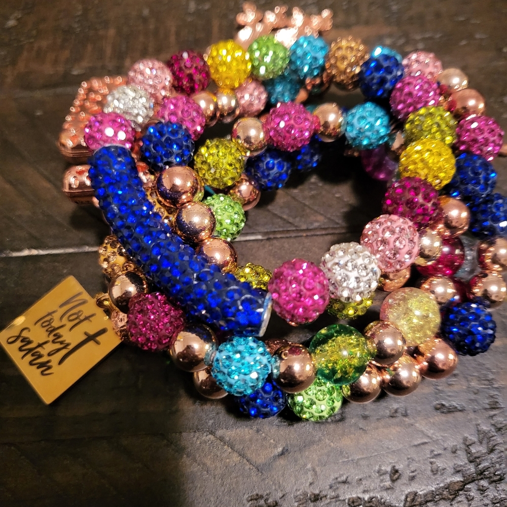 Handmade bracelets various colors